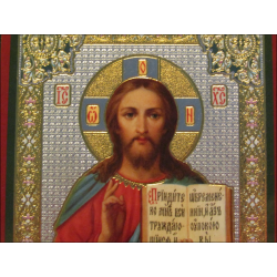 Icona del dittico ortodosso russo Vergine Kazan e Gesù Cristo