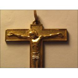 Crucifixo de bronze 7 cm