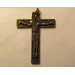 Crucifijo de bronce 8 cm