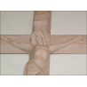 Crucifix en plâtre 28 cm