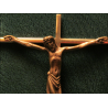 Bronze Crucifix on velvet