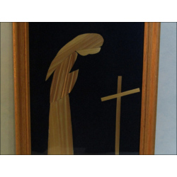 Pannello murale Maria ai piedi della croce