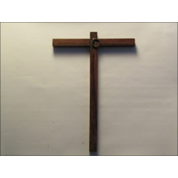 Croce da parete in legno