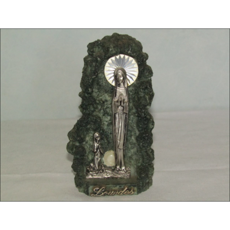Resin Apparition of Lourdes Display