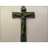 Crucifix bronze mural