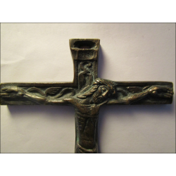 Crucifixo de bronze 15,5 cm