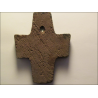 Enamelled terracotta cross