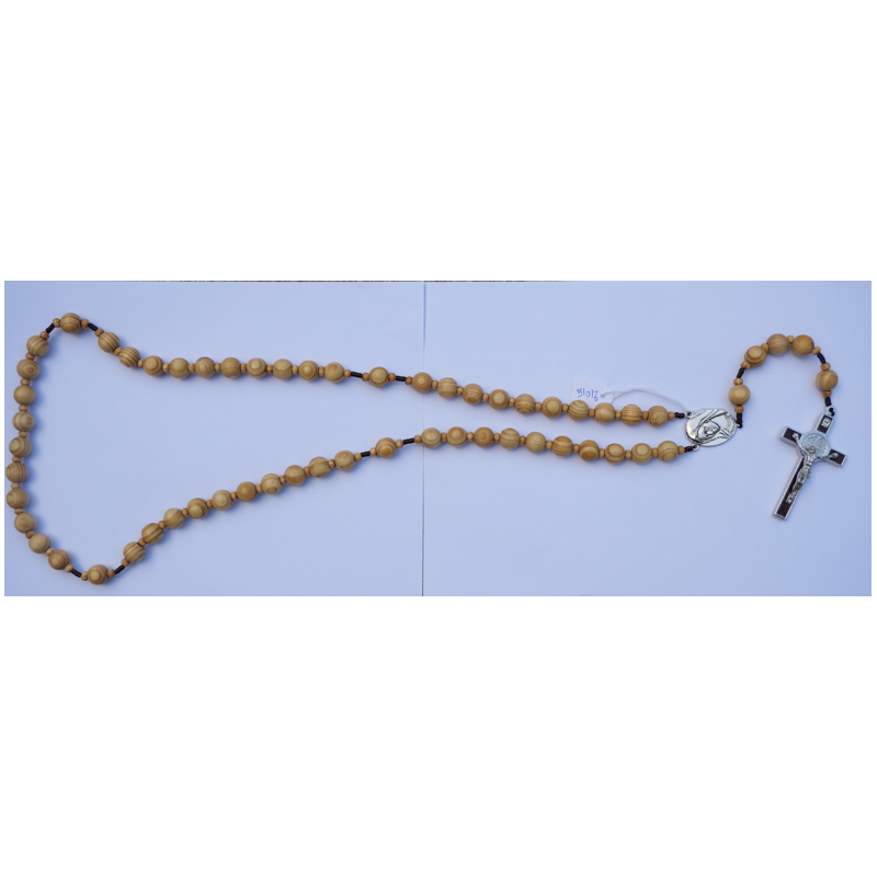 Rosary 77 cm in Medugorje olive wood