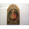 Ancient painting Sacred Heart of Jesus