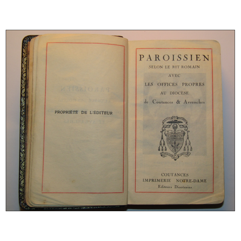 Old book "Parishioner for the use of the faithful"