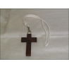 Wooden cross with cord