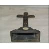 Crucifix on altar base