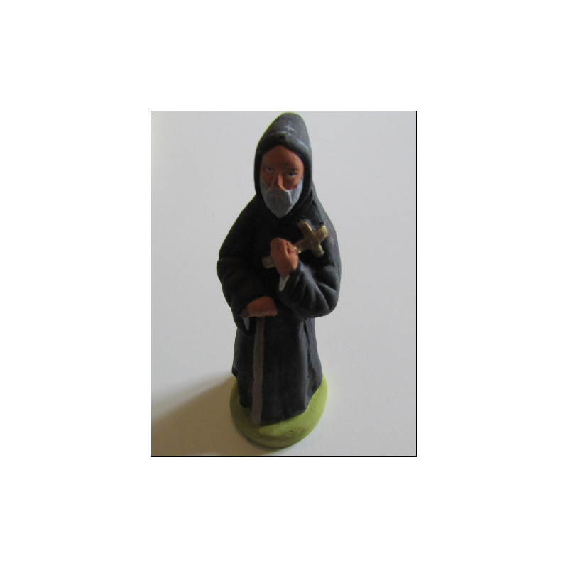 Figura de monje copto de terracota