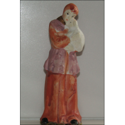 Terracotta Shepherdess Figurine for Nativity Scene