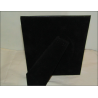 Medium frame in black leather from the Good Shepherd 19 x 15 cm