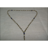 Antique Small Rosary in Seed Beads from Fatima