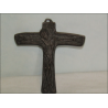 Antique Bronze Medieval Style Wall Crucifix