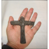 Antique Bronze Medieval Style Wall Crucifix