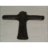 Antique Bronze Medieval Style Wall Crucifix