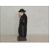 Polychrome statuette of Father Cruz in resin 12 cm