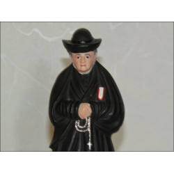 Polychrome statuette of Father Cruz in resin 12 cm